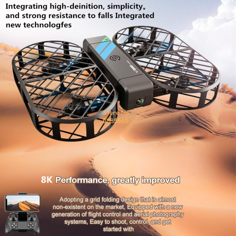 Drone Battery Case - 8K HD Camera 360° Protection Optical