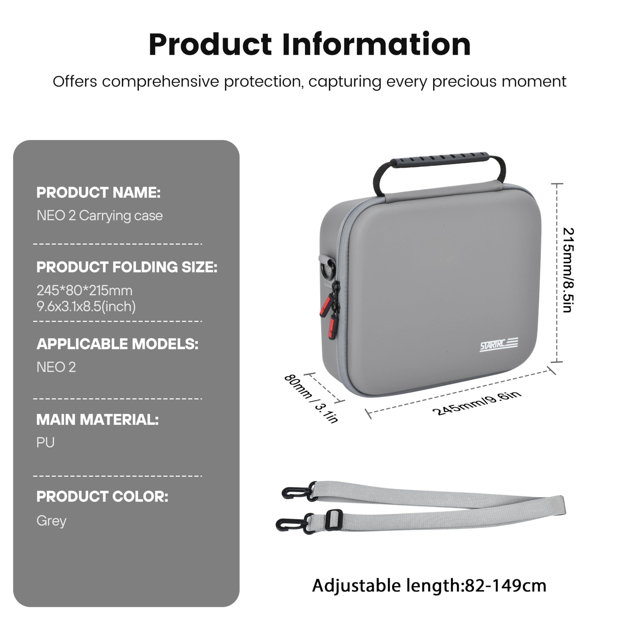 Neo 2 Portable PU Shoulder Bag - Drone Battery Case review and price